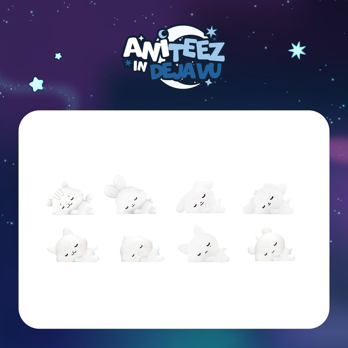 [ATEEZ|أتيز] (One) ATEEZ - ANITEEZ Tiny Mood Lamp approx. 8 x 13.3 cm (Pop-up [ANITEEZ IN DEJA VU]) | أتيز - مصباح مود صغير أنيتيز نحو ٨ × ١٣٫٣ سم (بوب أب [أنيتيز إن ديجا فو])