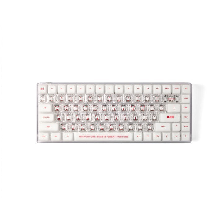 [BTS|بانتقان] (One) BTS - Mechanical Keyboard 31.1 x 12.2 x 4.5 cm with Cable & Key Cap Puller (2026 BTS DALMAJUNG x MU:DS) | بي تي اس - لوحة مفاتيح ميكانيكية ٣١٫١ × ١٢٫٢ × ٤٫٥ سم مع كابل وأداة سحب المفاتيح (مجموعة 2026 BTS دالماجونغ × MU:DS)