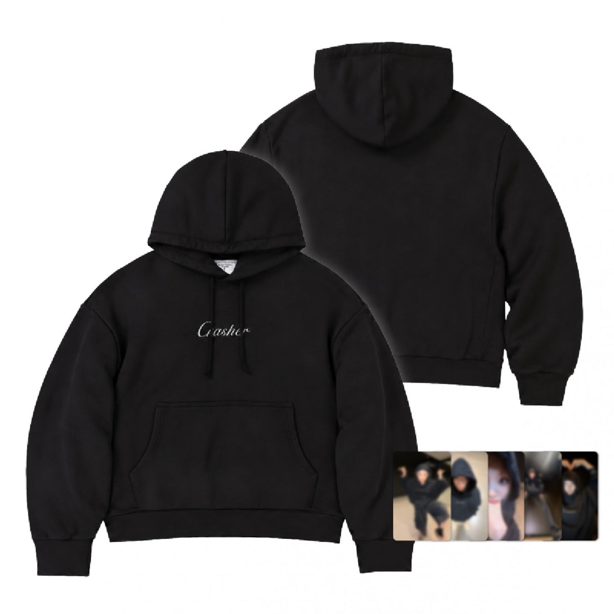 [ALLDAY PROJECT|أولداي بروجكت] {Kpop} (Set) ALLDAY PROJECT - TARZZAN Capsule Collection 02 Hoodie Set + Photocard (CRASH Official Merch) | أولداي بروجكت - ٠٢ طقم الهودي من مجموعة تارزان الكبسولية + بطاقة صورة