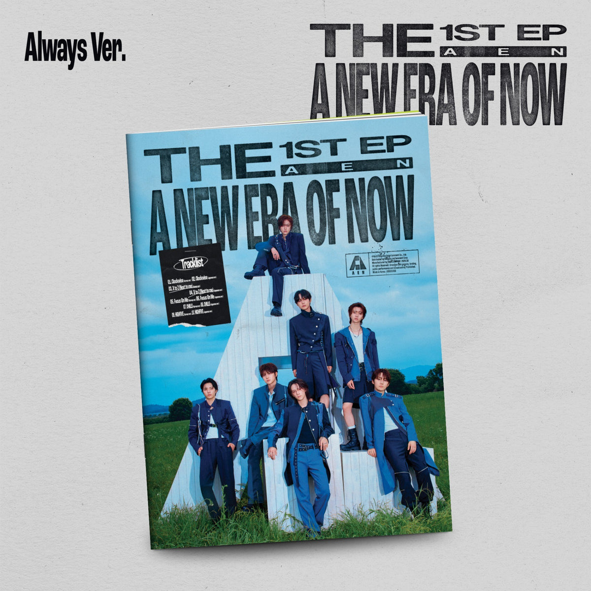 [AEN|إيه إي إن] {Kpop} (One) AEN - The 1st EP [A NEW ERA OF NOW] (Always Ver.) 18 x 25 cm 80p | إيه إي إن - الألبوم القصير الأول عصر جديد للآن (نسخة أولويز)