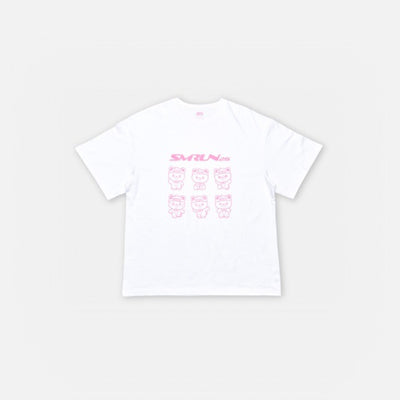 [SMTOWN|إس إم تاون] {Kpop} (One) SMTOWN RUN CLUB 26 - Cotton T-Shirt, Free Size (Chest 119 cm, Length 76.5 cm) | إس إم تاون ران كلوب 26 - تي شيرت قطني مقاس حر