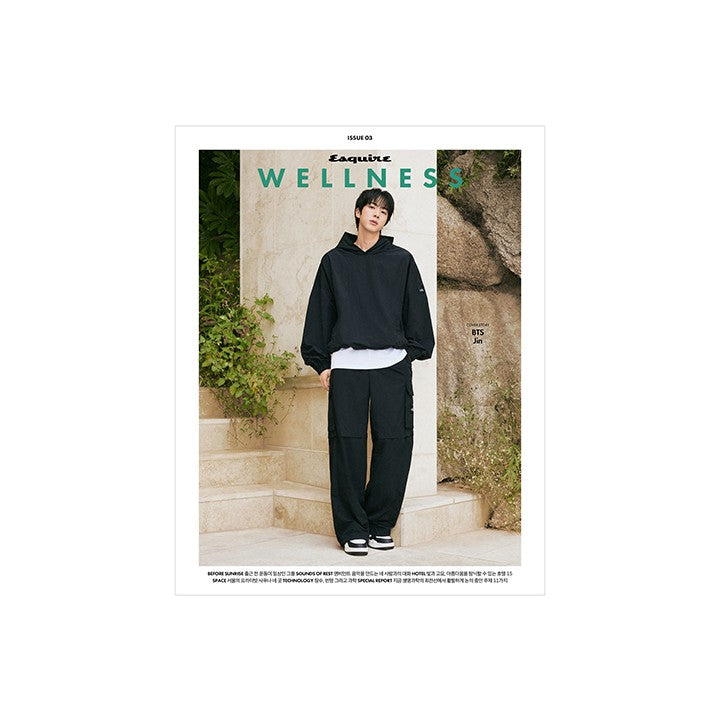 [BTS|بانتقان] (One) BTS JIN - Esquire WELLNESS Magazine Issue 03 (2026.10 / D Type) 220 x 275 mm | بي تي اس جين - مجلة إسكواير ويلنس العدد 03 (2026.10 / نسخة D)