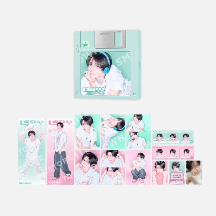 [NCT WISH|ان سي تي ويش] {Kpop} (Set) NCT WISH - Photo Set, 13 pcs (2 Posters + 6 Postcards + 2 Frame Photos + Scratch Card + 2 Photocards) ([I SPY] Pop-up [WISH LAND]) | ان سي تي ويش - طقم صور ١٣ قطعة (متجر [WISH LAND] المؤقت)