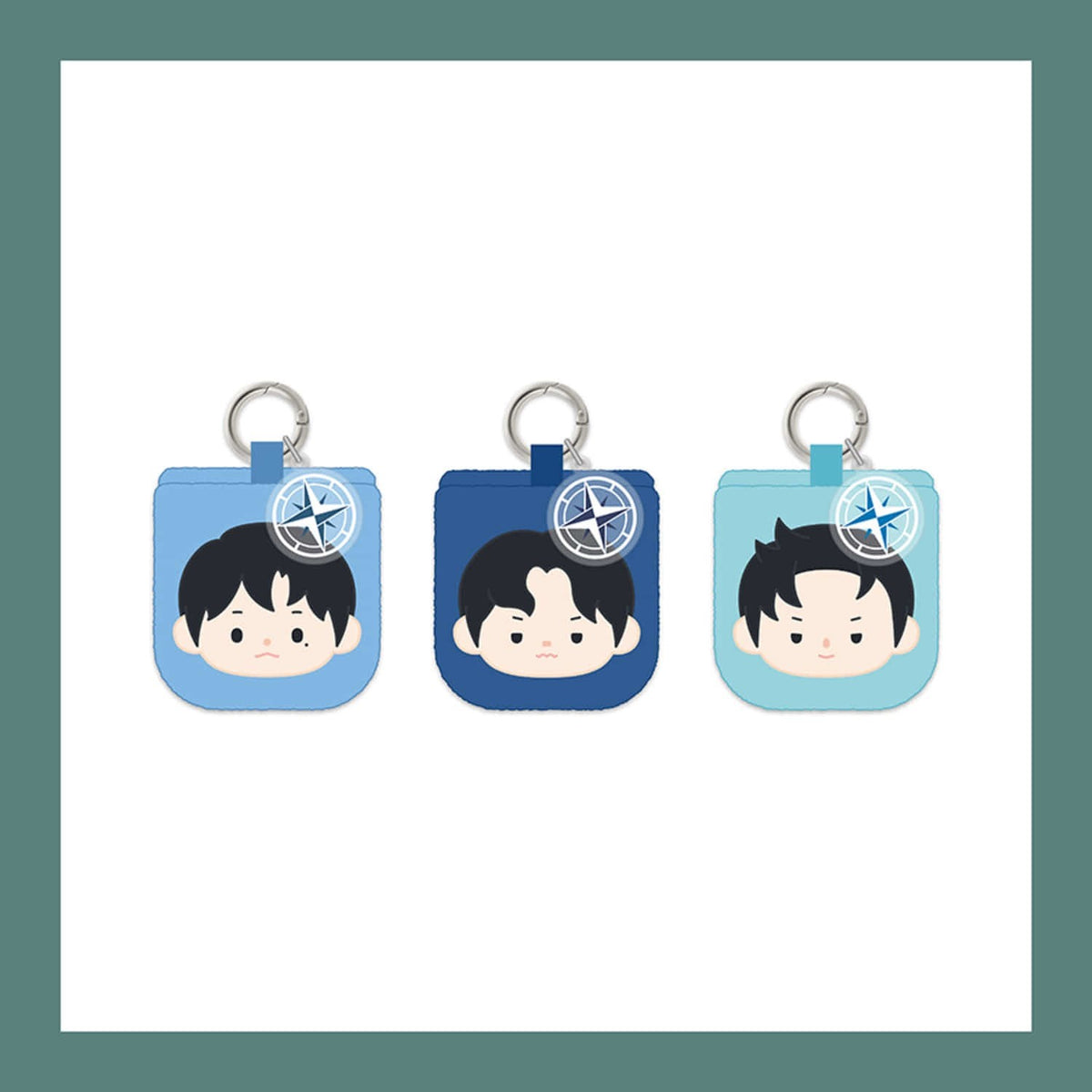 [CNBLUE|سي إن بلو] {Kpop} (One) CNBLUE - BABY MINIBLUE Mini Pouch Keyring 7 x 7.5 x 3 cm (Character Select) (Pop-Up [FIND YOUR ROADMAP]) | سي إن بلو - ميدالية محفظة صغيرة ٧ × ٧٫٥ × ٣ سم (اختر الشخصية)