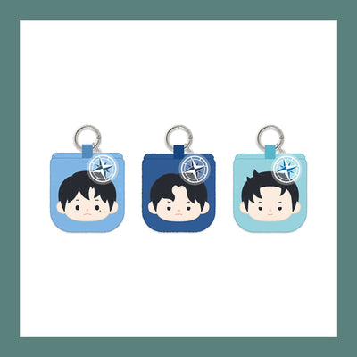 [CNBLUE|سي إن بلو] {Kpop} (One) CNBLUE - BABY MINIBLUE Mini Pouch Keyring 7 x 7.5 x 3 cm (Character Select) (Pop-Up [FIND YOUR ROADMAP]) | سي إن بلو - ميدالية محفظة صغيرة ٧ × ٧٫٥ × ٣ سم (اختر الشخصية)