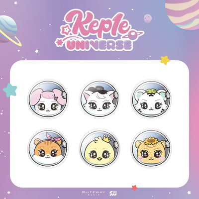 [KEP1ER|كيبلر] {Kpop} (One) KEP1ER - Kep1e Acrylic Coaster 10 x 9.6 cm + Photocard (Character Select, 6 Characters) (POP-UP [Kep1e UNIVERSE] Official MD) | كيبلر - قاعدة أكريليك للأكواب كيبلي (ميرش بوب-أب [كيبلي يونيفرس] الرسمي)