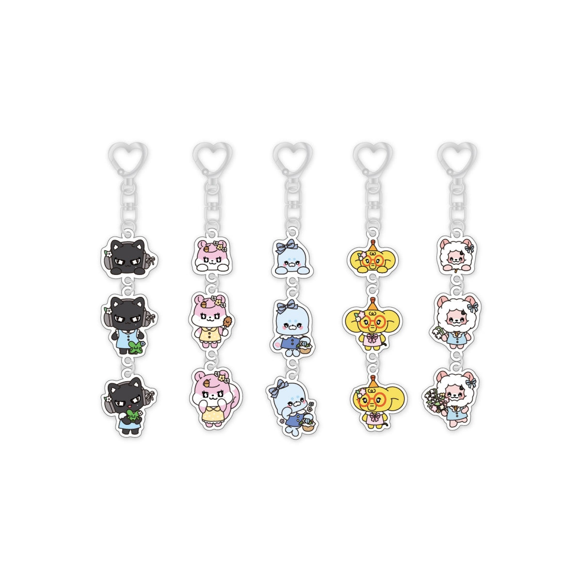 [RESCENE|ريسين] {Kpop} (One) RESCENE - Acrylic Chain Keyring (POP-UP [Scent Archive - MEMORIES OF RESCENE] OFFICIAL MD) | ريسين - ميدالية مفاتيح أكريليك بسلسلة (بوب أب [أرشيف العطر - ذكريات ريسين] المنتجات الرسمية)