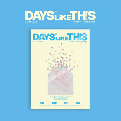 [Day6|داي 6] {Kpop} (Set) DAY6 - 2027 Season's Greetings [DAYS LIKE THIS] 20 x 27 x 5 cm, Calendar + Scheduler + Mini Photobook + Photocards | داي 6 - تقويم وأجندة 2027 [دايز لايك ذيس]