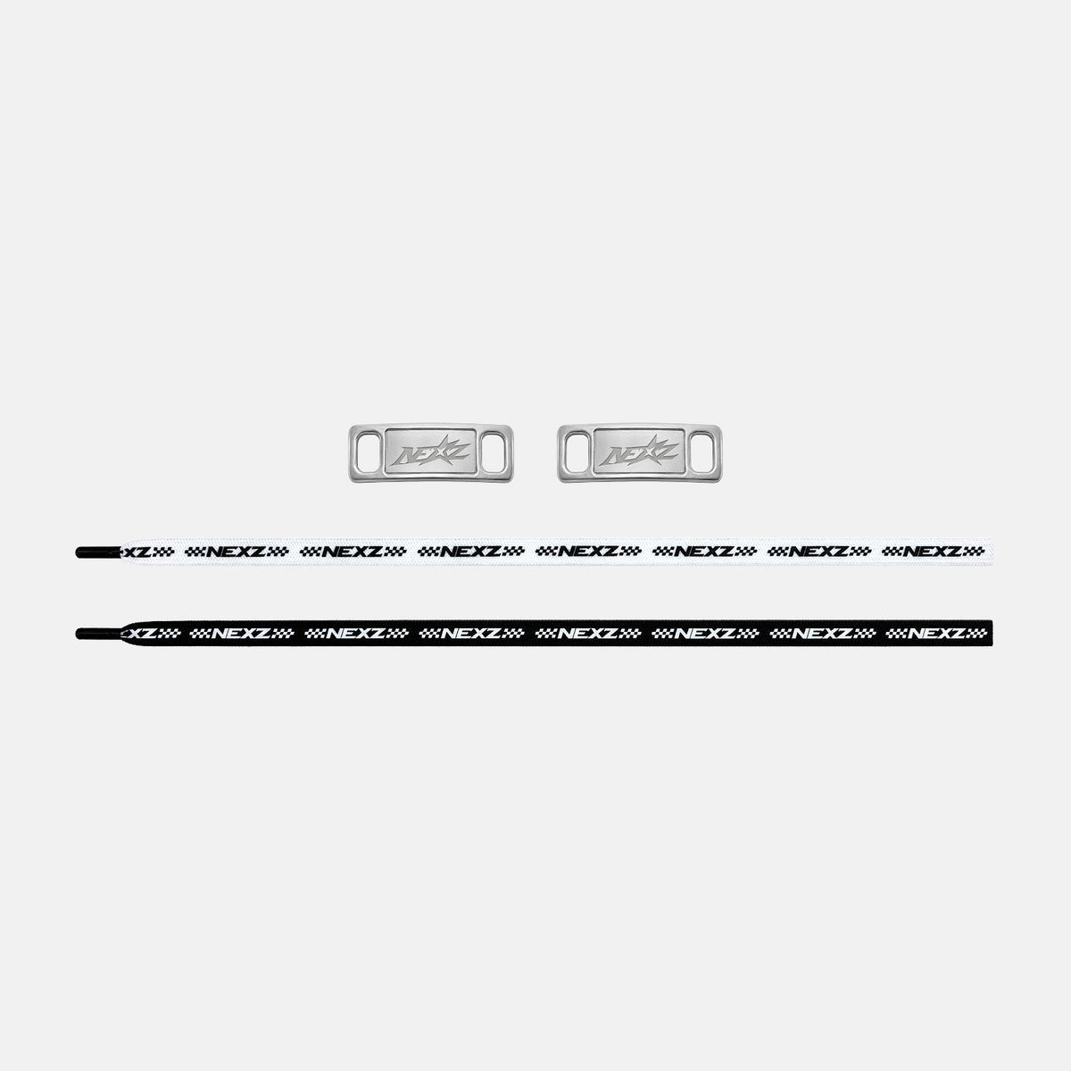 [NEXZ|نيكسز] {Kpop} (Set) NEXZ - Shoes Strap 120 x 1 cm x 2 + Dubrae 3 x 1 cm x 2 (NEXZ 1ST ASIA TOUR <SAUCIN' THE WORLD>) | نيكسز - طقم رباط حذاء 120 × 1 سم × 2 + دوبريه 3 × 1 سم × 2