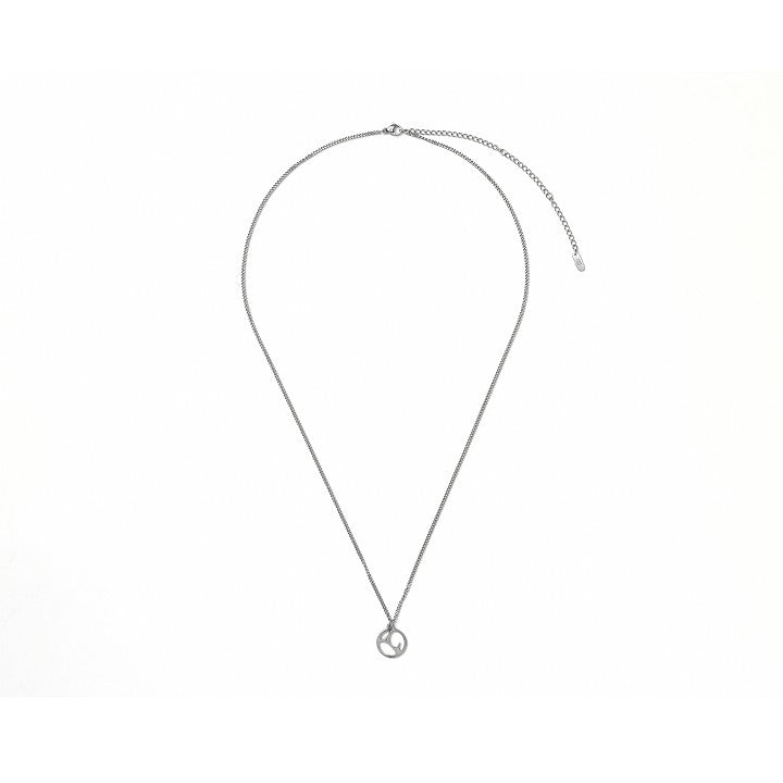 [ENHYPEN|انهايبن] (One) ENHYPEN - Brand Renewal Necklace 60 cm Chain (316L Stainless Steel) | انهايبن - قلادة من مجموعة تجديد الهوية بسلسلة ٦٠ سم (ستانلس ستيل ٣١٦L)