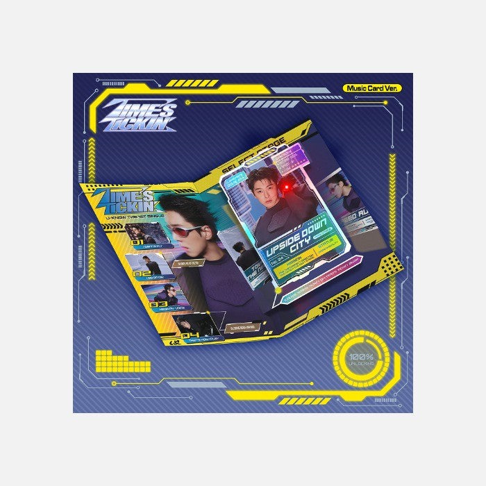 [TVXQ|تي في اكس كيو] {Kpop} (One) U-KNOW - The 1st Single Album [Time's Tickin'] (Music Card Ver.) (Smart Album) | يونهو - ألبوم السينغل الأول [تايمز تيكن] (نسخة بطاقة الموسيقى) (ألبوم ذكي)