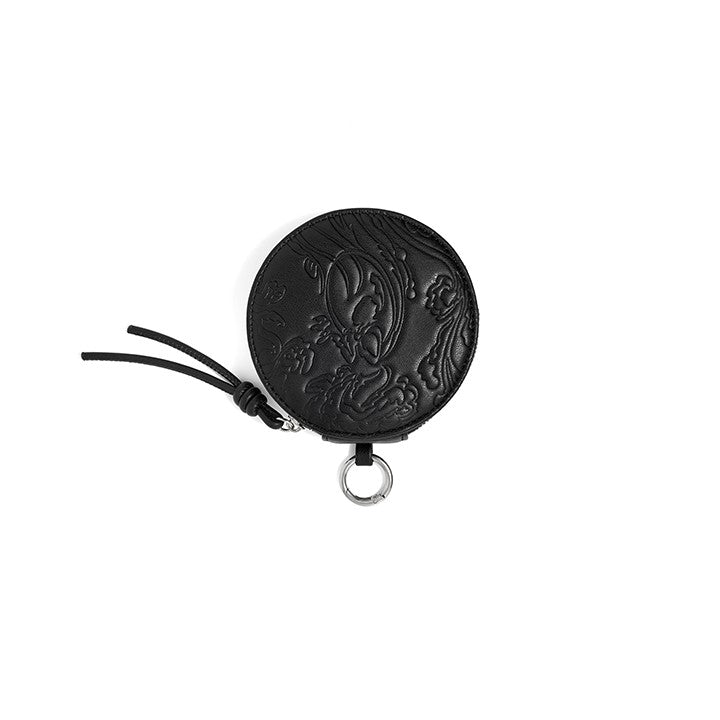 [BTS|بانتقان] (One) BTS - Card Holder (Black) 11 x 11 cm | بي تي اس - حافظة بطاقات (أسود) ١١ × ١١ سم