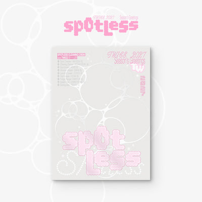 [Twice|توايس] {Kpop} (Set) TWICE - 2027 Season's Greetings [Spotless] 20 x 27 x 5 cm, Calendar + Scheduler + Mini Photobook + Photocards | توايس - تقويم وأجندة 2027 [سبوتلس]