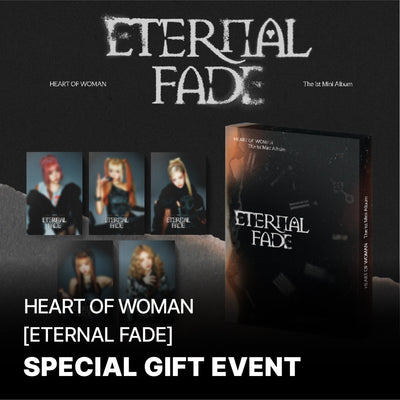 [HEART OF WOMAN|هارت أوف وومن] {Kpop} (One) HEART OF WOMAN - The 1st Mini Album [ETERNAL FADE] (Black Ver.) | هارت أوف وومن - الألبوم المصغّر الأول [ETERNAL FADE] (النسخة السوداء)