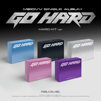 [MEOVV|ميياو] {Kpop} (One) MEOVV - Single Album [GO HARD] (HARD KIT Ver., Random 1 of 5) | ميياو - ألبوم سنغل [GO HARD] (نسخة HARD KIT، واحد عشوائي من 5)