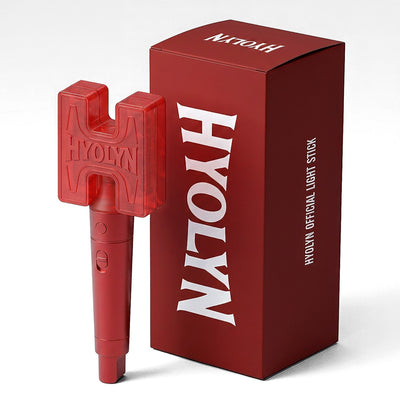 [HYOLYN|هيولين] {Kpop} (Set) HYOLYN - Official Light Stick 11.5 x 7 x 29 cm + Strap | هيولين - العصا الضوئية الرسمية 11.5 × 7 × 29 سم + حزام
