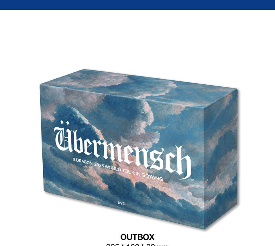 [G-DRAGON|جي دراقون] {Kpop} (Set) G-DRAGON - ÜBERMENSCH 2025 World Tour in Goyang DVD (Special Ver. with Bag & Keyring) | جي دراقون - دي في دي جولة ÜBERMENSCH العالمية ٢٠٢٥ في غويانغ (النسخة الخاصة مع الحقيبة والميدالية)