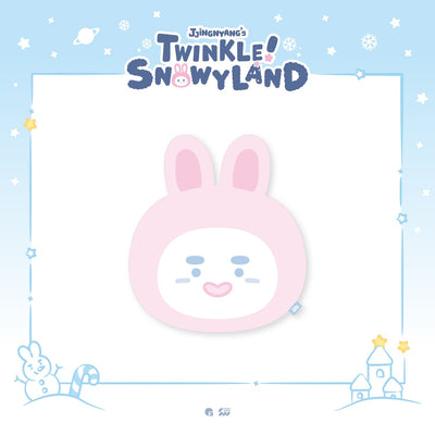 [ONEW|أونيو] {Kpop} (One) ONEW - JJINGNYANGS JJING-NYANG Face Cushion approx. 25 x 29 x 15 cm (Pop-up [JJINGNYANG'S TWINKLE! SNOWYLAND]) | أونيو - وسادة وجه جينغنيانغ نحو ٢٥ × ٢٩ × ١٥ سم (بوب أب [جينغنيانغز تويكل! سنويلاند])