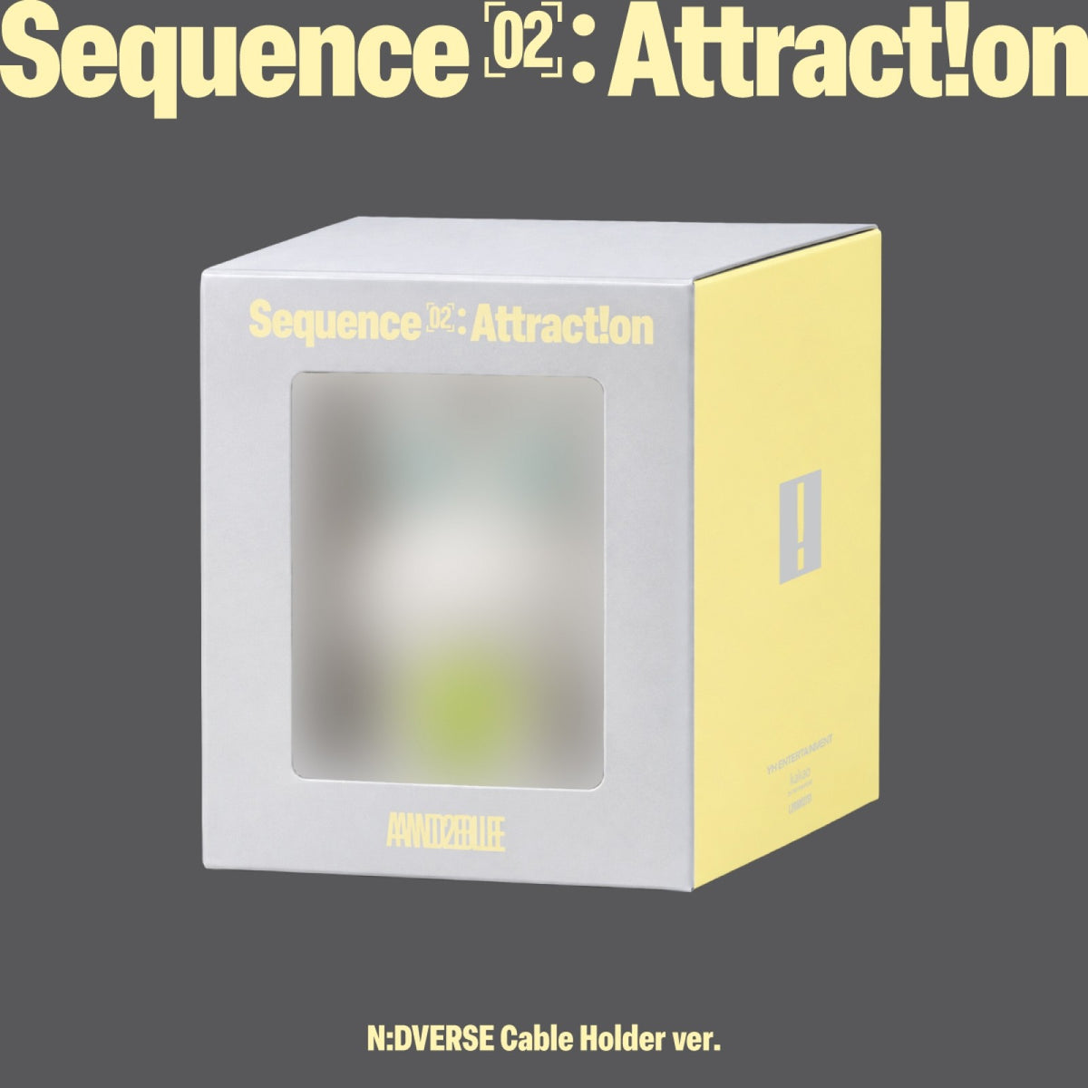 [AND2BLE|أنديبل] {Kpop} (One) AND2BLE - The 2nd Mini Album [Sequence 02: Attraction] (N:DVERSE Cable Holder Ver., Random 1 of 5) | أنديبل - الألبوم المصغّر الثاني [Sequence 02: Attraction] (نسخة حامل الكابل N:DVERSE، واحد عشوائي من 5)