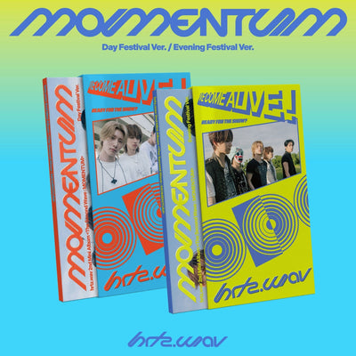 [hrtz.wav|هارتس ويف] {Kpop} (Set) hrtz.wav - 2nd Mini Album [The Second Wave : MOMENTUM] (Day + Evening Festival Ver. Set of 2) | هارتس ويف - الألبوم المصغّر الثاني [ذا سيكند ويف: مومنتوم] (طقم النسختين داي وإيفنينغ فيستيفال)