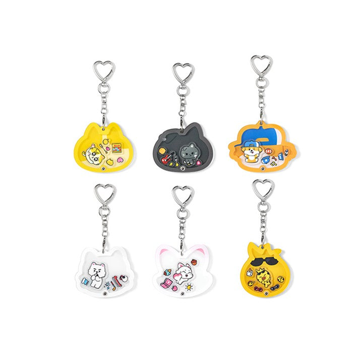 [ENHYPEN|انهايبن] (One) ENHYPEN - ENCHIN Shaker Keyring 14 cm (ENCHIN Official Character Goods) | انهايبن - ميدالية شيكر إنشين ١٤ سم (منتجات شخصيات إنشين الرسمية)