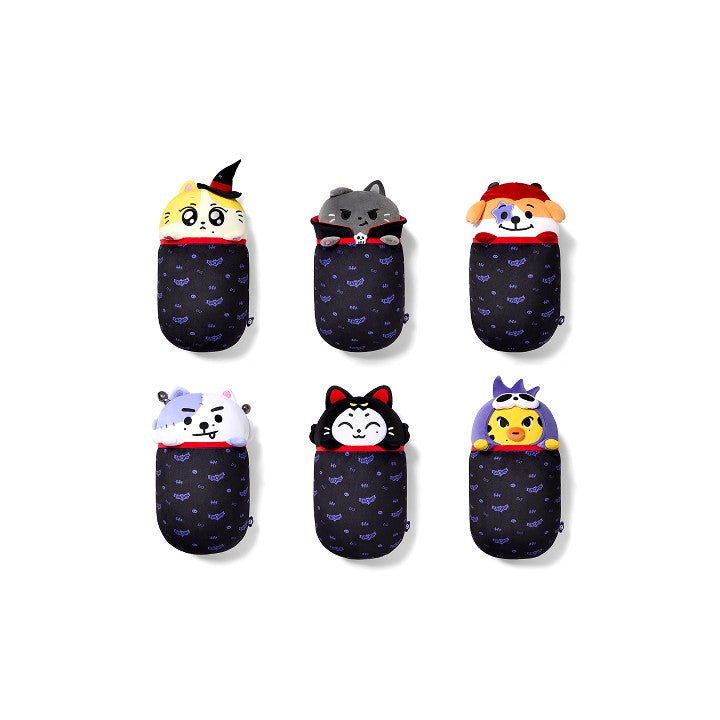 [ENHYPEN|انهايبن] (One) ENHYPEN - SPOOKY ENCHIN Plush Pillow, about 46 x 27 x 16 cm, 6 Characters (SPOOKY ENCHIN) | انهايبن - وسادة قطيفة SPOOKY ENCHIN، نحو ٤٦ × ٢٧ × ١٦ سم، ٦ شخصيات (مجموعة SPOOKY ENCHIN)