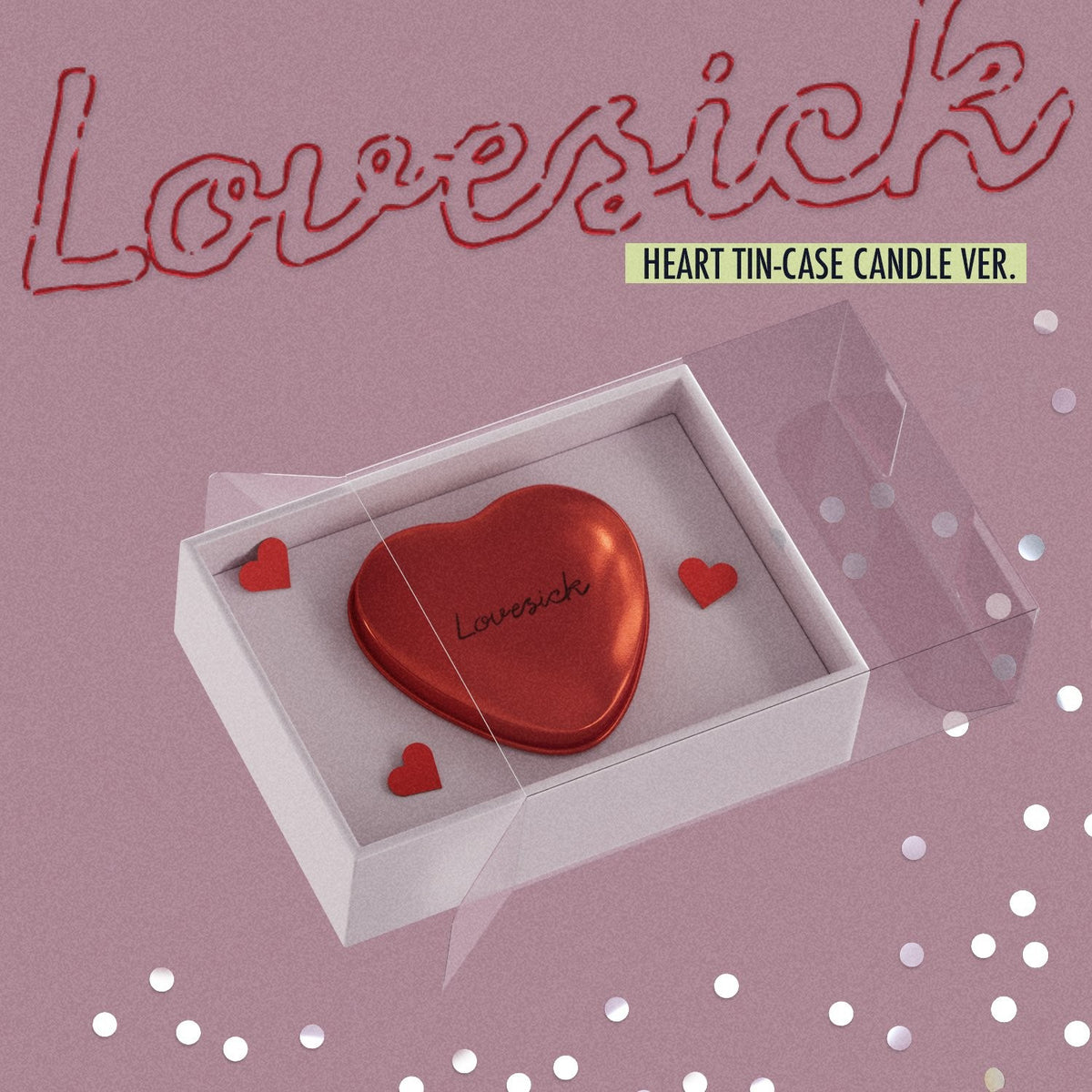 [ITZY|اتزي] {Kpop} (One) ITZY CHAERYEONG - The 1st Mini Album [Lovesick] (Heart Tin-Case Candle Ver.) | اتزي تشيريونغ - الألبوم المصغّر الأول [Lovesick] (نسخة شمعة علبة القلب المعدنية (Heart Tin-Case Candle))