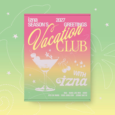 [izna|إزنا] {Kpop} (Set) IZNA - 2027 Season's Greetings [VACATION CLUB with izna] + Vacation Bag | إزنا - تهاني الموسم ٢٠٢٧ [VACATION CLUB with izna] + حقيبة العطلة