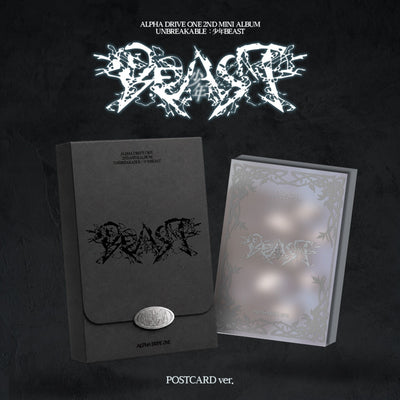 [ALPHA DRIVE ONE|ألفا درايف ون] {Kpop} (One) ALPHA DRIVE ONE - The 2nd Mini Album [UNBREAKABLE : 少年BEAST] (Postcard Ver.) | ألفا درايف ون - الألبوم المصغّر الثاني [أنبريكابل] (نسخة البطاقة البريدية)