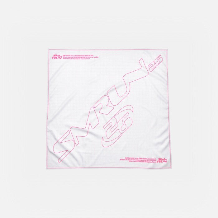 [SMTOWN|إس إم تاون] {Kpop} (One) SMTOWN RUN CLUB 26 - Bandana 65 x 65 cm | إس إم تاون ران كلوب 26 - بندانة