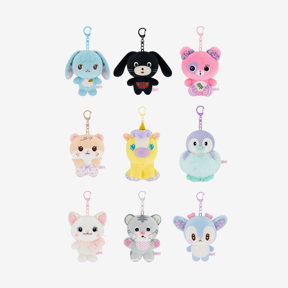 [Twice|توايس] {Kpop} (One) TWICE - TDOONGZ Plush Keyring (TWICE THE THRILL Pop-Up Store) | توايس - ميدالية تدونغز القطيفة (متجر توايس ذا ثريل المؤقت)