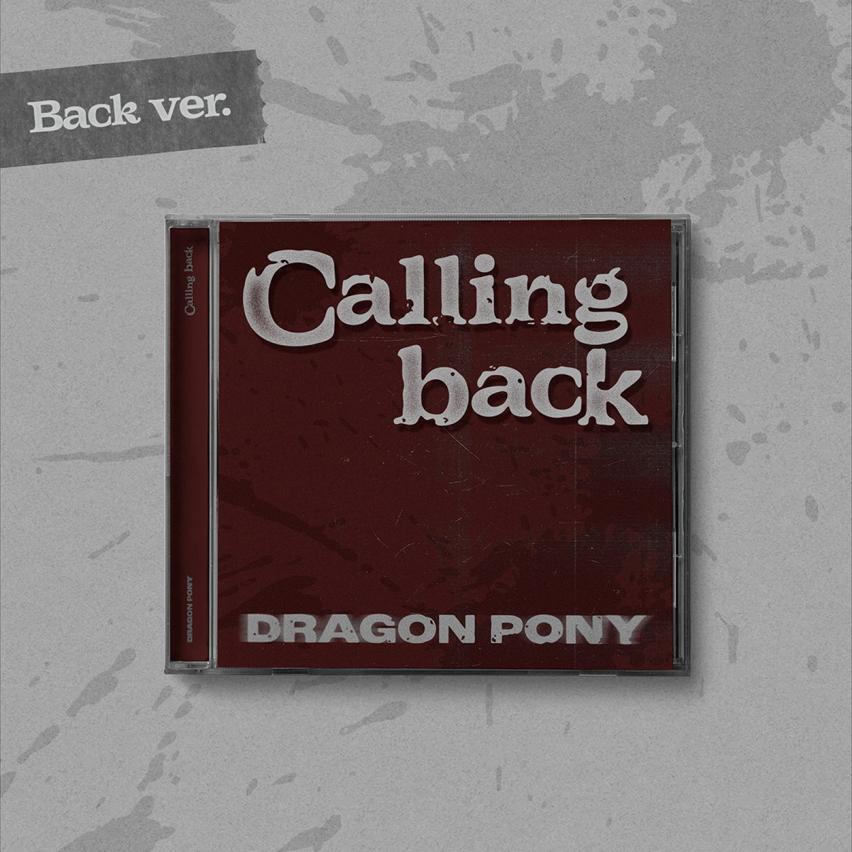 [Dragon Pony|دراغون بوني] {Kpop} (One) DRAGON PONY - The 1st Single Album [Calling back] (Back Ver., Jewel Case + String Bracelet) | دراغون بوني - ألبوم الأغنية المنفردة الأول [كولينغ باك] (نسخة باك مع سوار)