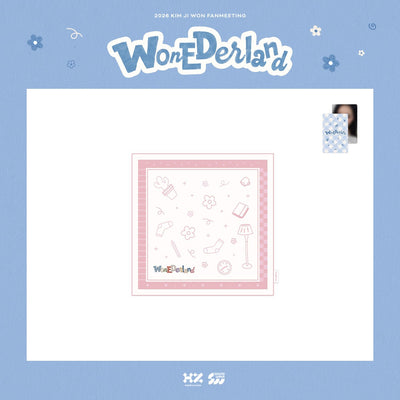 [Actor|ممثل] (One) KIM JI WON - Magic Cloth Wrap 45 x 45 cm (2026 FANMEETING [WONEDERLAND]) | كيم جي وون - قطعة قماش لف ٤٥ × ٤٥ سم (لقاء المعجبين ٢٠٢٦ [WONEDERLAND])