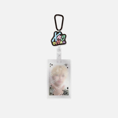 [XngHan|شنغهان] {Kpop} (Set) XNGHAN - 1st Debut Anniversary Reel Holder Set 6 x 9 cm (Retractable Reel Photo Holder + Reel Charm + Photocard) | شنغهان - طقم حامل الصور بالبكرة القابلة للسحب للذكرى السنوية الأولى 6 × 9 سم (حامل صور + دلاية بكرة + بطاقة صور