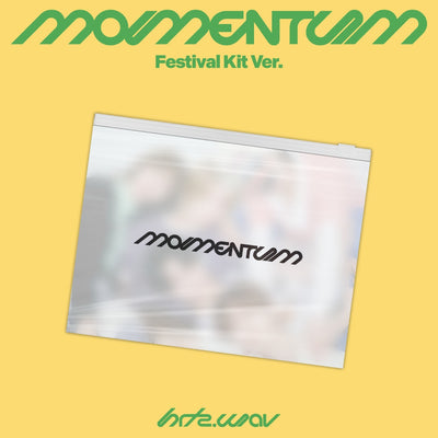 [hrtz.wav|هارتس ويف] {Kpop} (One) hrtz.wav - 2nd Mini Album [The Second Wave : MOMENTUM] (Festival Kit Ver.) with Bandana 56 x 56 cm | هارتس ويف - الألبوم المصغّر الثاني [ذا سيكند ويف: مومنتوم] (نسخة فيستيفال كيت) مع بندانا ٥٦ × ٥٦ سم