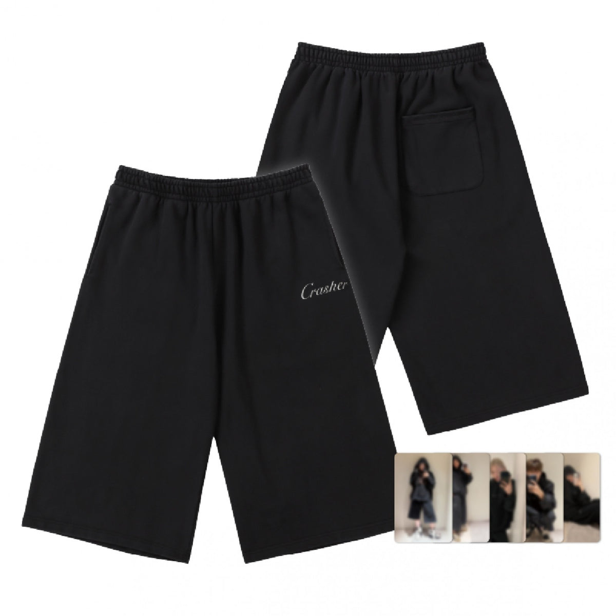 [ALLDAY PROJECT|أولداي بروجكت] {Kpop} (Set) ALLDAY PROJECT - TARZZAN Capsule Collection 03 Sweatpants Set + Photocard (CRASH Official Merch) | أولداي بروجكت - ٠٣ طقم بنطال السويت من مجموعة تارزان الكبسولية + بطاقة صورة