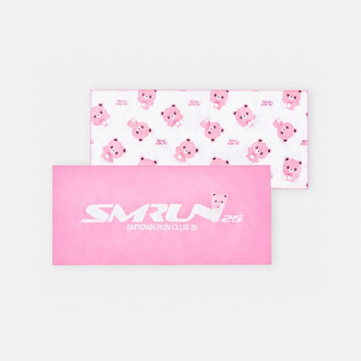 [SMTOWN|إس إم تاون] {Kpop} (One) SMTOWN RUN CLUB 26 - Sports Towel 90 x 40 cm | إس إم تاون ران كلوب 26 - منشفة رياضية
