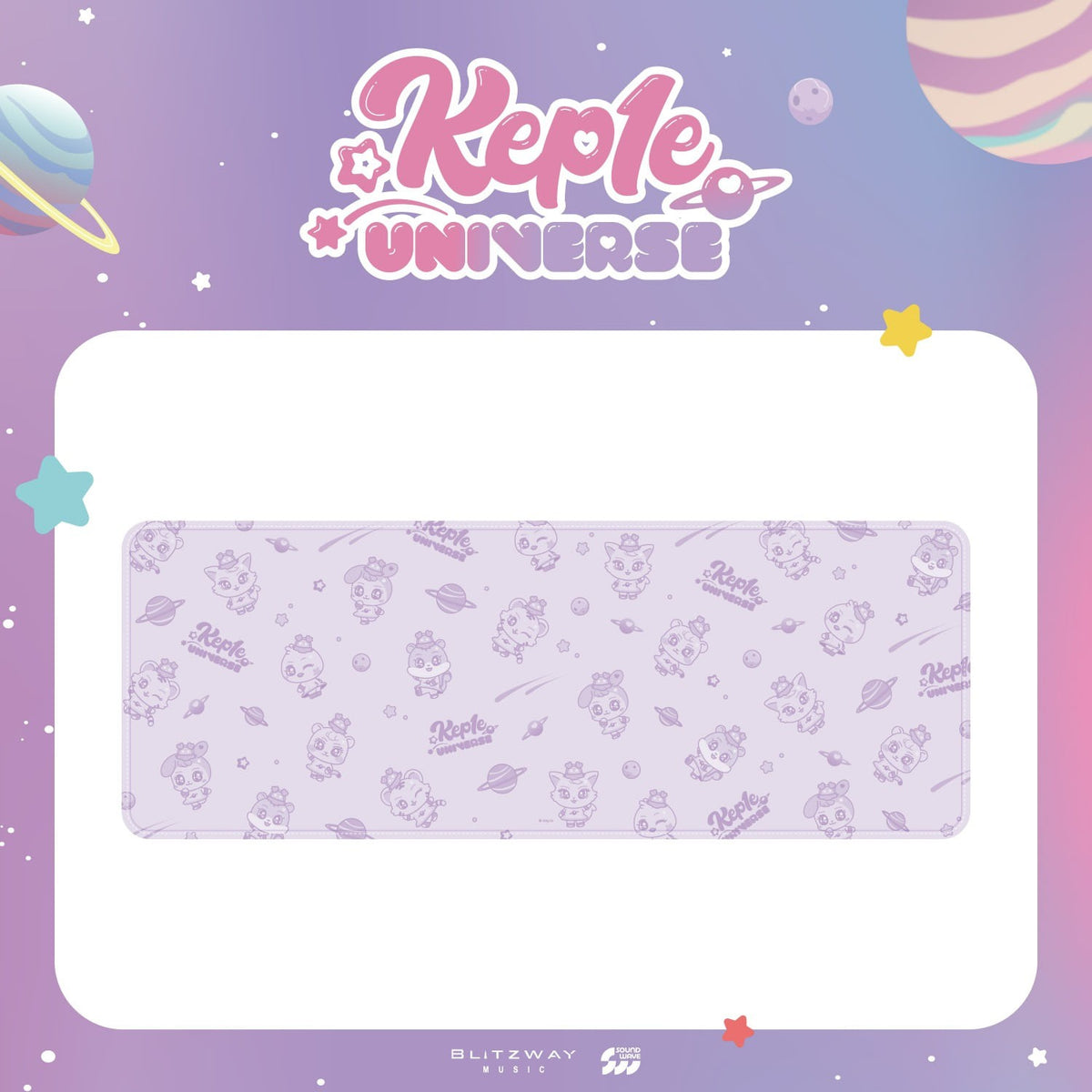 [KEP1ER|كيبلر] {Kpop} (One) KEP1ER - Kep1e Desk Mat 80 x 30 cm + Photocards (POP-UP [Kep1e UNIVERSE] Official MD) | كيبلر - سجادة مكتب كيبلي 80 × 30 سم (ميرش بوب-أب [كيبلي يونيفرس] الرسمي)