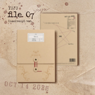 [YUJU|يوجو] {Kpop} (One) YUJU (GFRIEND) - The 4th Mini Album [file. 07] (Unsolved #01 Ver.) 17 x 25 cm Outbox, 150 x 210 mm Photobook | يوجو (جيفريند) - الألبوم المصغّر الرابع [فايل 07] (نسخة أنسولفد #01) 17 × 25 سم