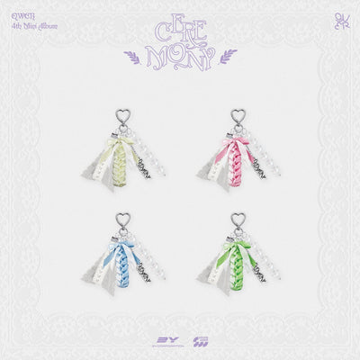 [QWER|كيو دبليو إي آر] {Kpop} (One) QWER - Graduation Keyring 4.5 x 13 cm (Member Select) (4th Mini Album Pop-Up [CEREMONY]) | كيو دبليو إي آر - ميدالية التخرّج ٤٫٥ × ١٣ سم (اختر العضو)
