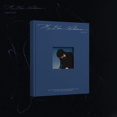 [JUNE|جون] {Kpop} (One) JUNE - 2nd EP [My Blue Valentine] 165 x 200 mm Photobook + Polaroid + Letter + Pencil | جون - الألبوم القصير الثاني [My Blue Valentine] كتاب صور ١٦٥ × ٢٠٠ مم + بولارويد + رسالة + قلم
