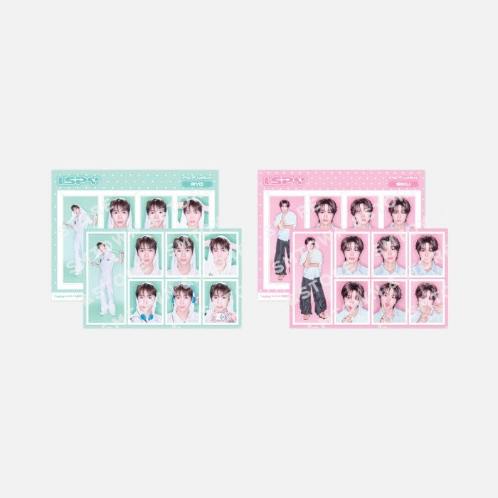 [NCT WISH|ان سي تي ويش] {Kpop} (Set) NCT WISH - ID Photo Set (ID Photo + Sticker Sheet 17 x 13.3 cm) ([I SPY] Pop-up [WISH LAND]) | ان سي تي ويش - طقم صورة شخصية (صورة + ورقة ملصقات ١٧ × ١٣٫٣ سم) (متجر [WISH LAND] المؤقت)
