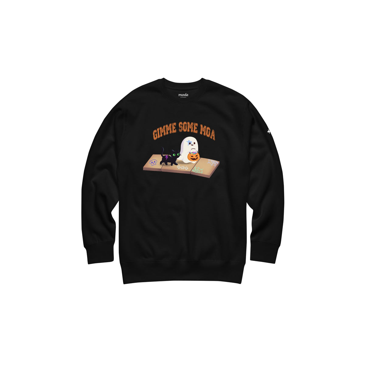 [TXT|تي اكس تي] (One) TOMORROW X TOGETHER - GIMME SOME MOA Sweater (Black, Size S-3XL) | تومورو × توغيذر - سويتر GIMME SOME MOA (أسود، مقاسات S حتى 3XL)
