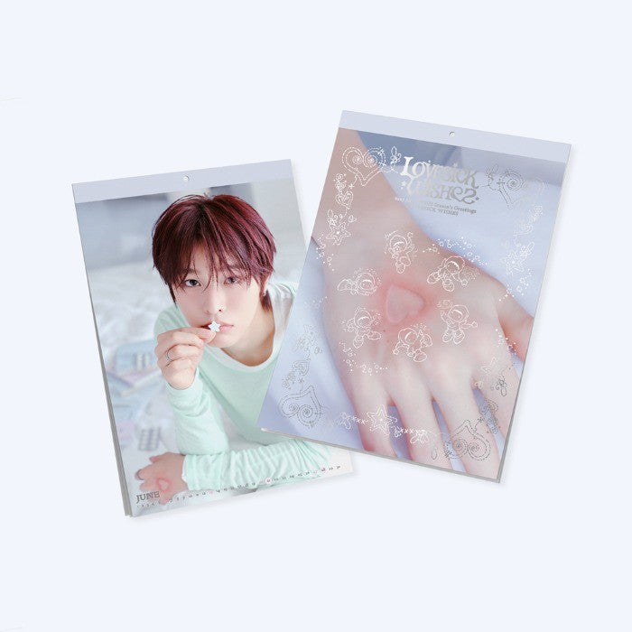 [NCT|ان سي تي] (One) NCT WISH - 2027 Wall Calendar 29.7 x 42 cm, 12 Months | إن سي تي ويش - تقويم الحائط 2027 [لوفسيك ويش]