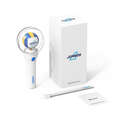 [Lightstick|عصا إضاءة] (One) KOVO Official Light Stick - KOREAN AIR JUMBOS 9.5 x 9.5 x 23 cm (2025 Korean Volleyball) | عصا الإضاءة الرسمية كوريان إير جامبوز ٩٫٥ × ٩٫٥ × ٢٣ سم (دوري الكرة الطائرة الكوري ٢٠٢٥)