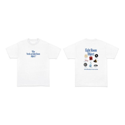 [ATEEZ|أتيز] (One) ATEEZ - T-Shirt ver.B (White) (Pop-up '8ROOM') | أتيز - تيشيرت ver.B (أبيض) (بوب أب 8ROOM)