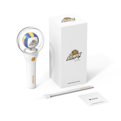 [Lightstick|عصا إضاءة] (One) KOVO Official Light Stick - KB STARS 9.5 x 9.5 x 23 cm (2025 Korean Volleyball) | عصا الإضاءة الرسمية كي بي ستارز ٩٫٥ × ٩٫٥ × ٢٣ سم (دوري الكرة الطائرة الكوري ٢٠٢٥)