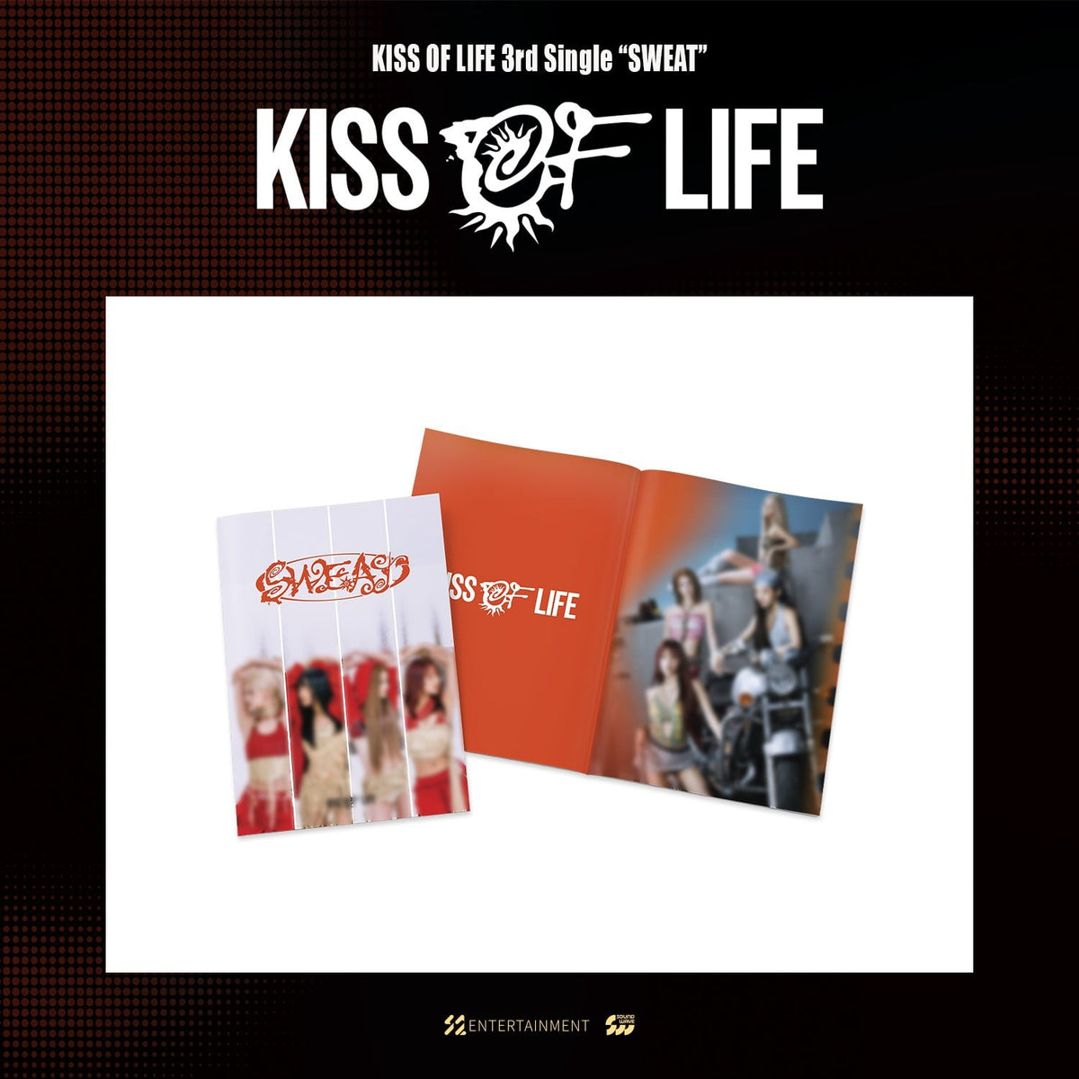 [KISS OF LIFE|كيس أوف لايف] {Kpop} (One) KISS OF LIFE - Behind Mini Photobook (Pop-up 3rd Single [SWEAT]) | كيس أوف لايف - كتيب صور الكواليس المصغّر (بوب أب سويت)