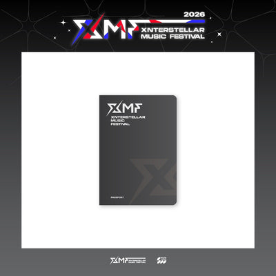 [XMF|إكس إم إف] {Kpop} (One) XMF - Official Passport Notebook 8.8 x 12.5 cm (20 p) (XMF 2026 Xnterstellar Music Festival) | إكس إم إف - دفتر جواز السفر الرسمي ٨٫٨ × ١٢٫٥ سم (٢٠ صفحة) (مهرجان إكسنترستيلار الموسيقي XMF 2026)