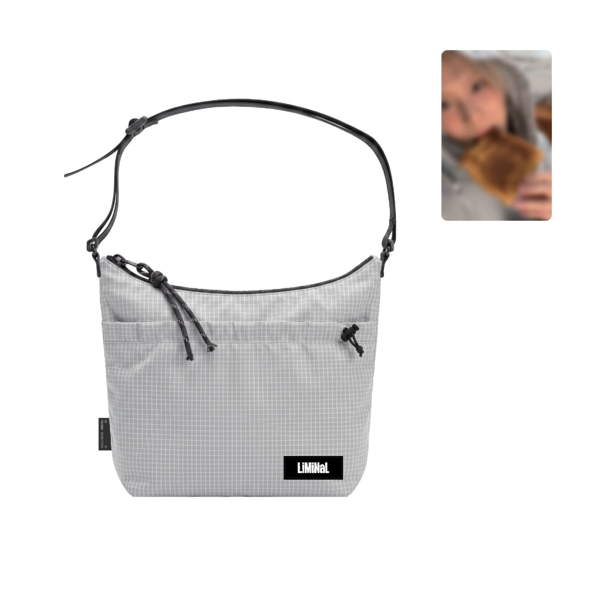 [TAEMIN|تايمين] {Kpop} (One) TAEMIN - Sacoche Shoulder Bag 30 x 24.7 x 7 cm (2026-27 TAEMIN WORLD TOUR [LiMiNaL] in SEOUL) | تايمين - حقيبة ساكوش بحزام كتف ٣٠ × ٢٤٫٧ × ٧ سم (جولة [LiMiNaL])
